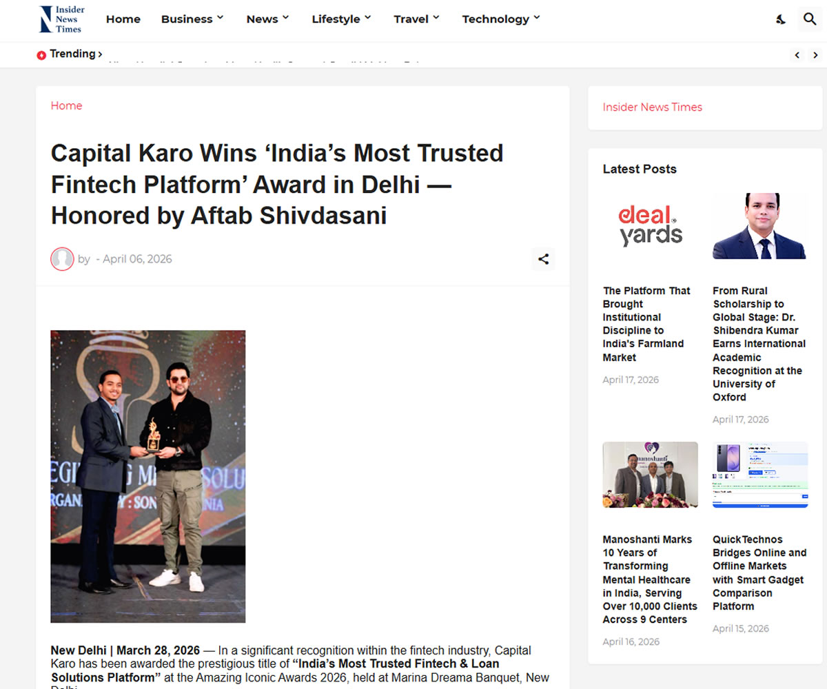 Insider News Times Coverage