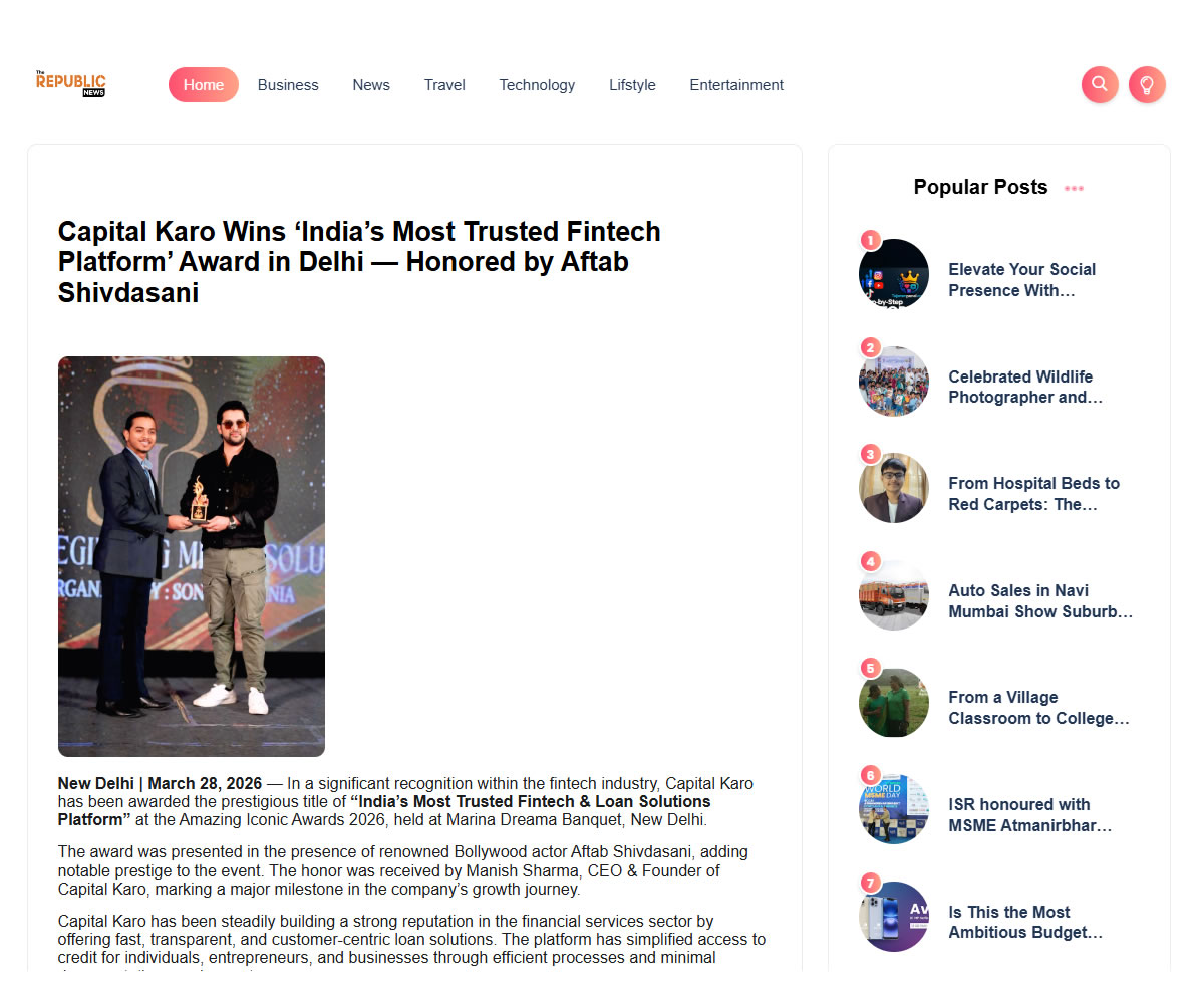 The Republic News Coverage